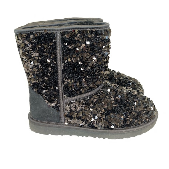 UGG‎ Sequin Kids Boots | Size 4 - Picture 2 of 7